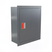 Шкаф пожарный ШПК-310 ВЗ из нержавеющей стали встроенный Шкаф пожарный ШПК-310 ВЗ из нержавеющей стали встроенный